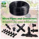 Micro pipe and connectors Aswanna Enterprise Sri Lanka